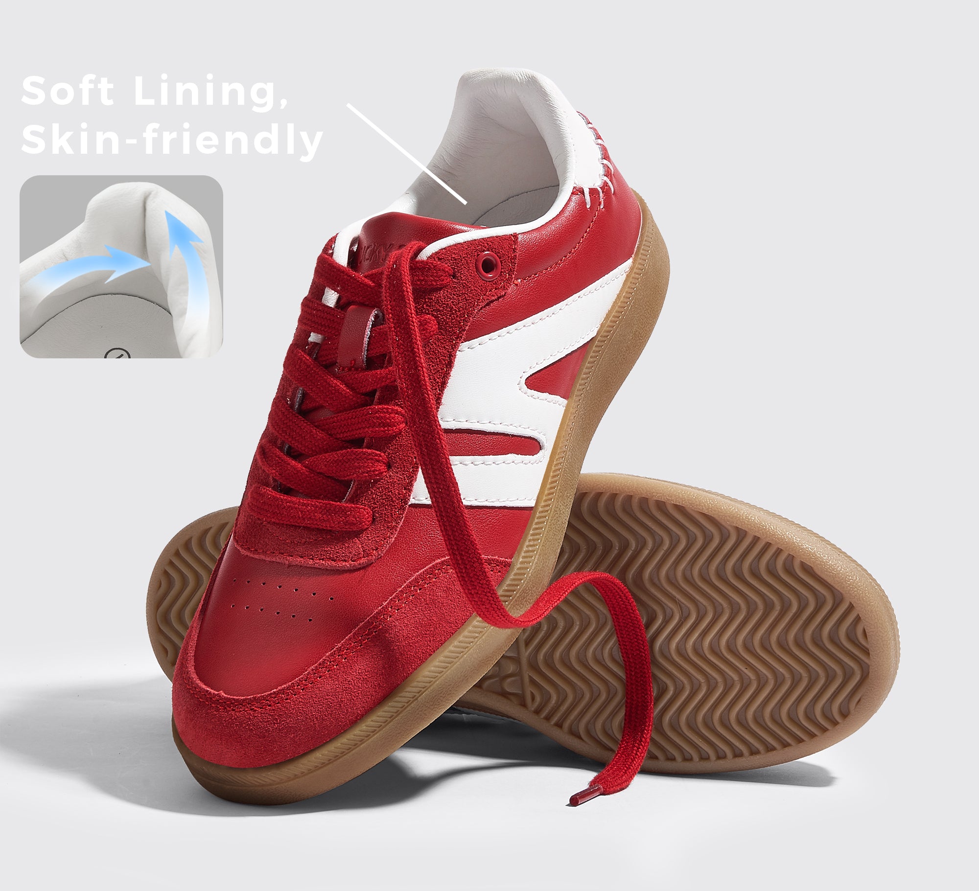 Women's Fashion Anti-Slip Leather Sneakers