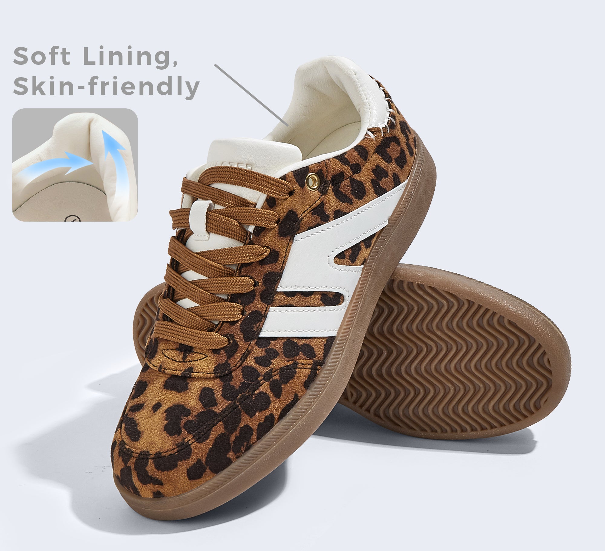 Women's Fashion Anti-Slip Leather Sneakers