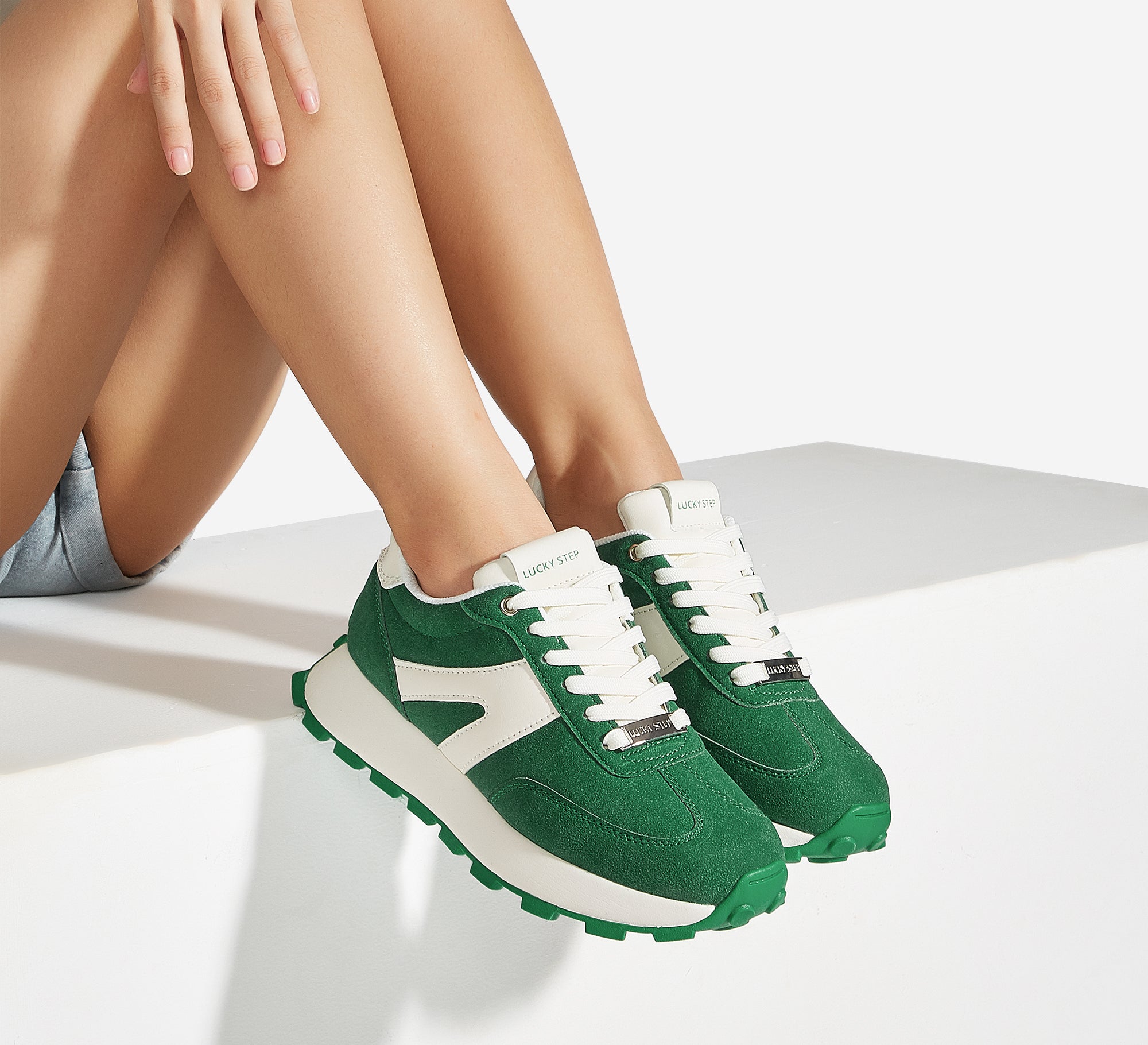 Lucky Step Women’s 1.81" Platform Sneakers