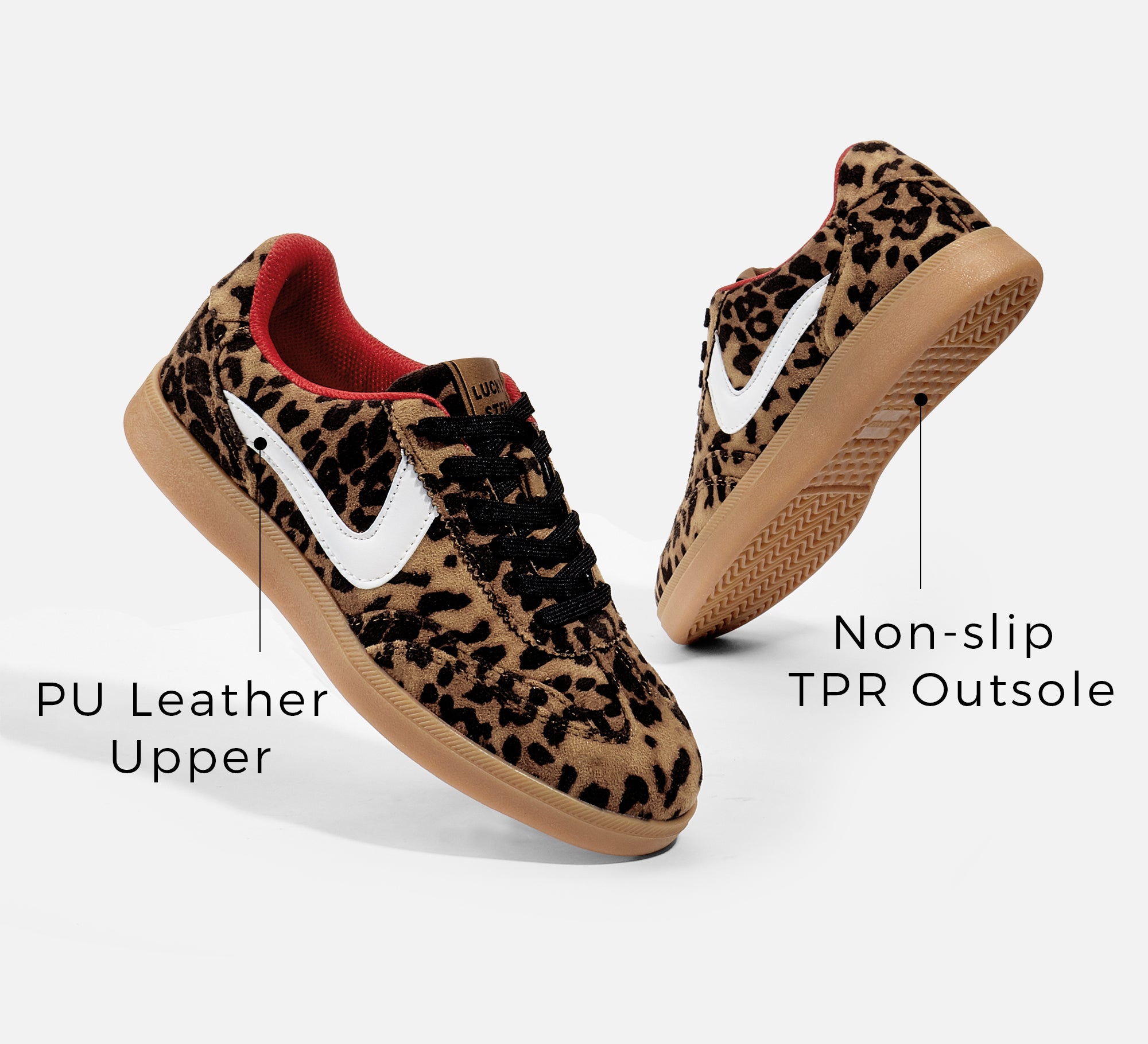 Women's Retro Sneakers - Non-Slip Comfort Walking Shoes
