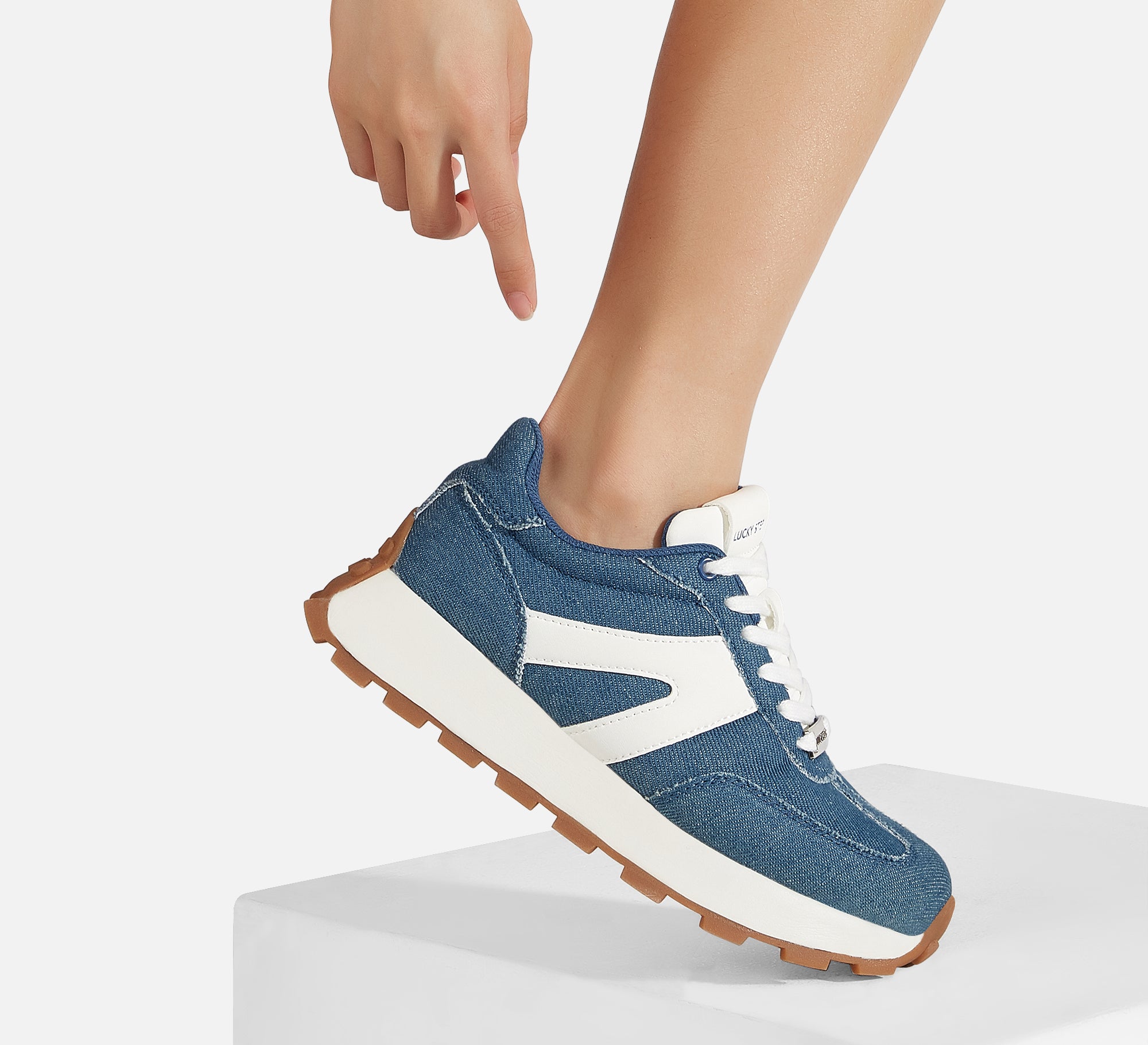 Lucky Step Women’s 1.81" Platform Sneakers