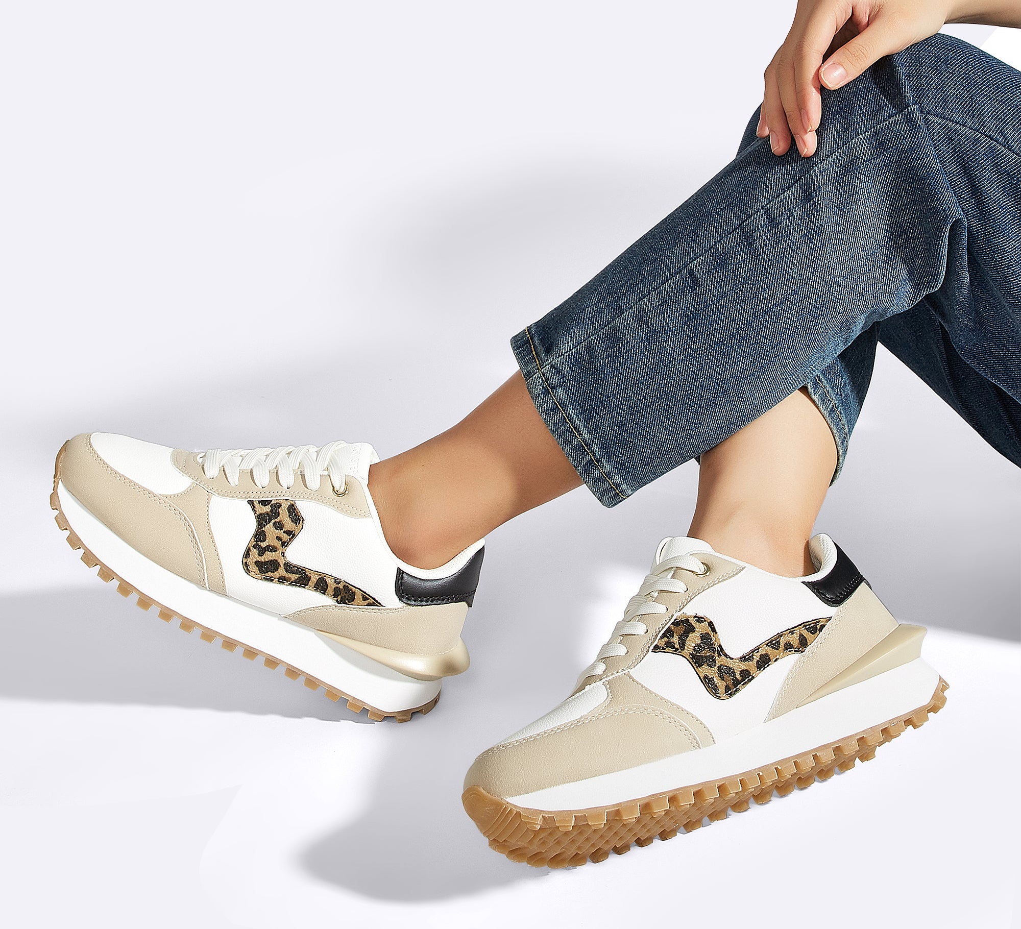 Retro Platform Sneakers | Women's Comfort Walking Shoes