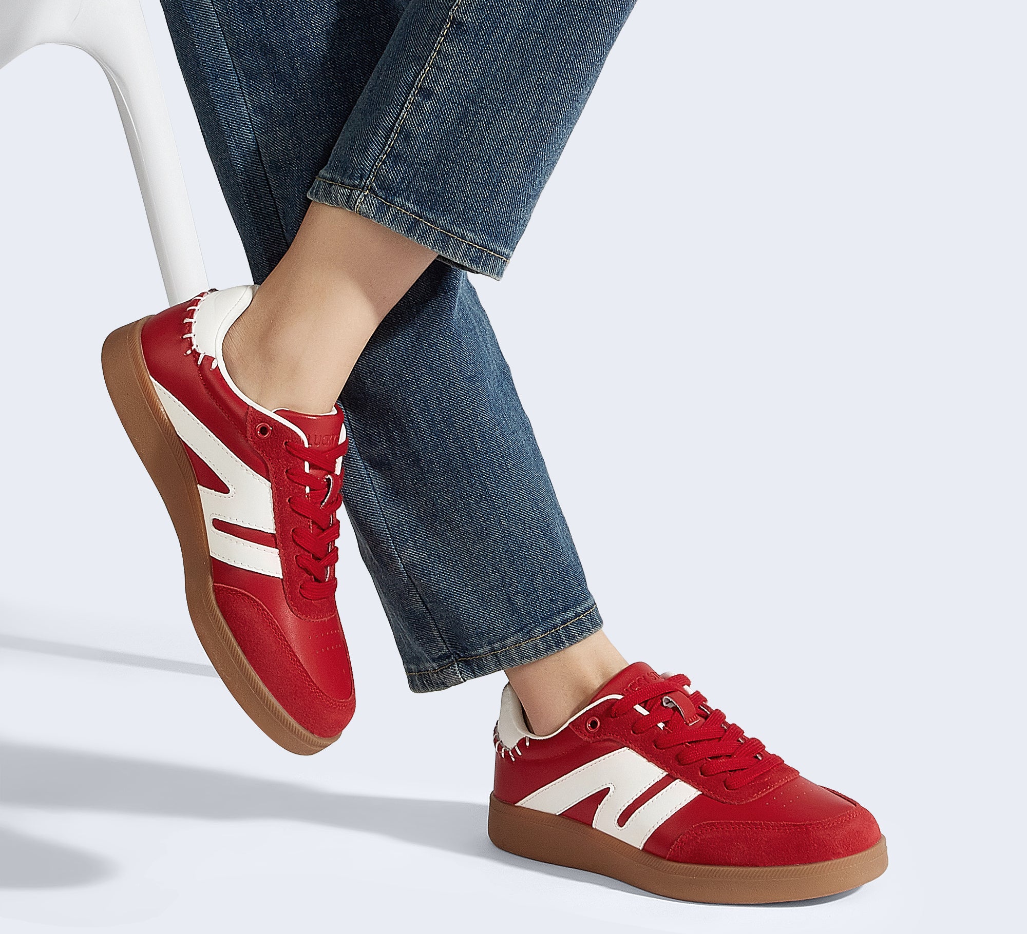 Women's Fashion Anti-Slip Leather Sneakers