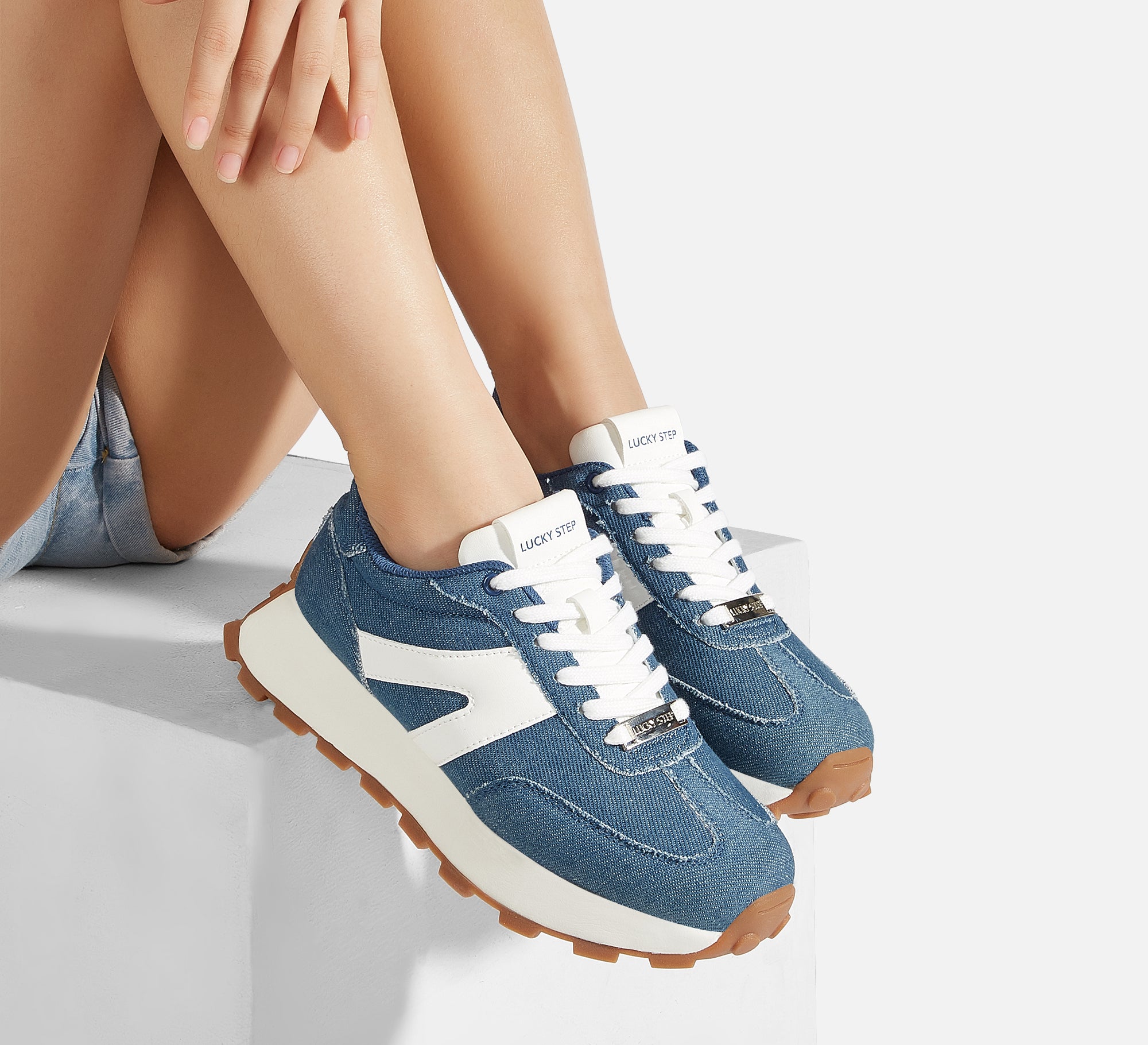 Lucky Step Women’s 1.81" Platform Sneakers