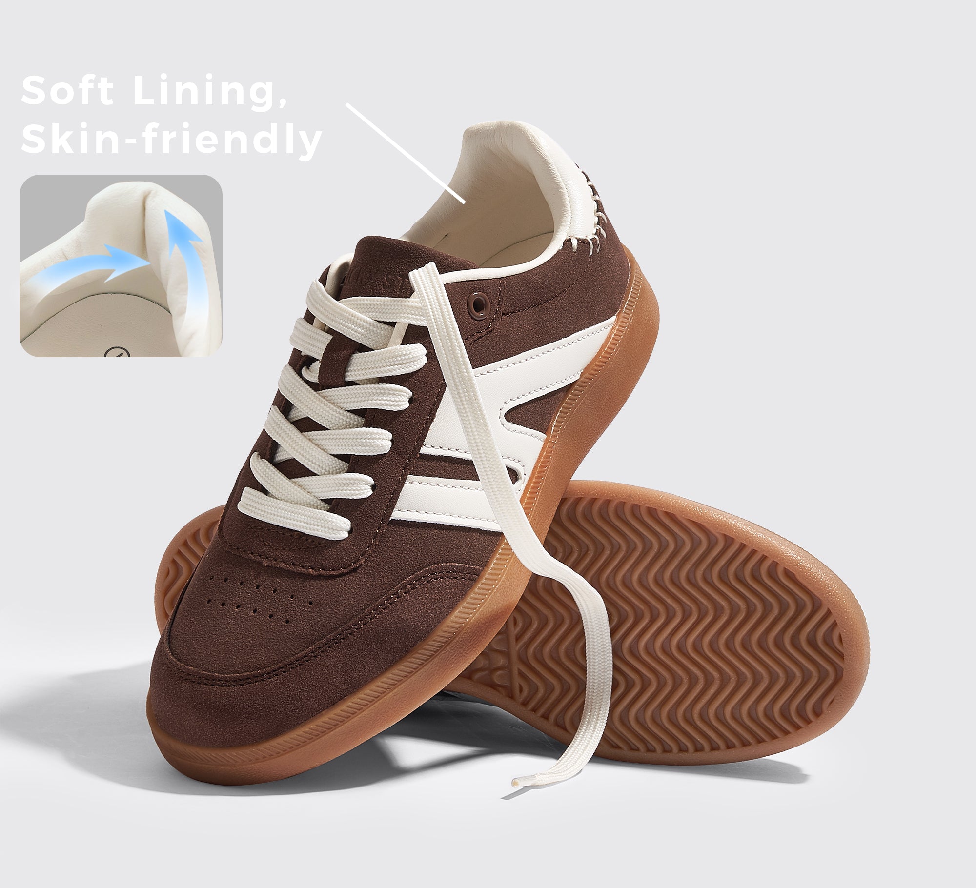 Women's Fashion Anti-Slip Leather Sneakers