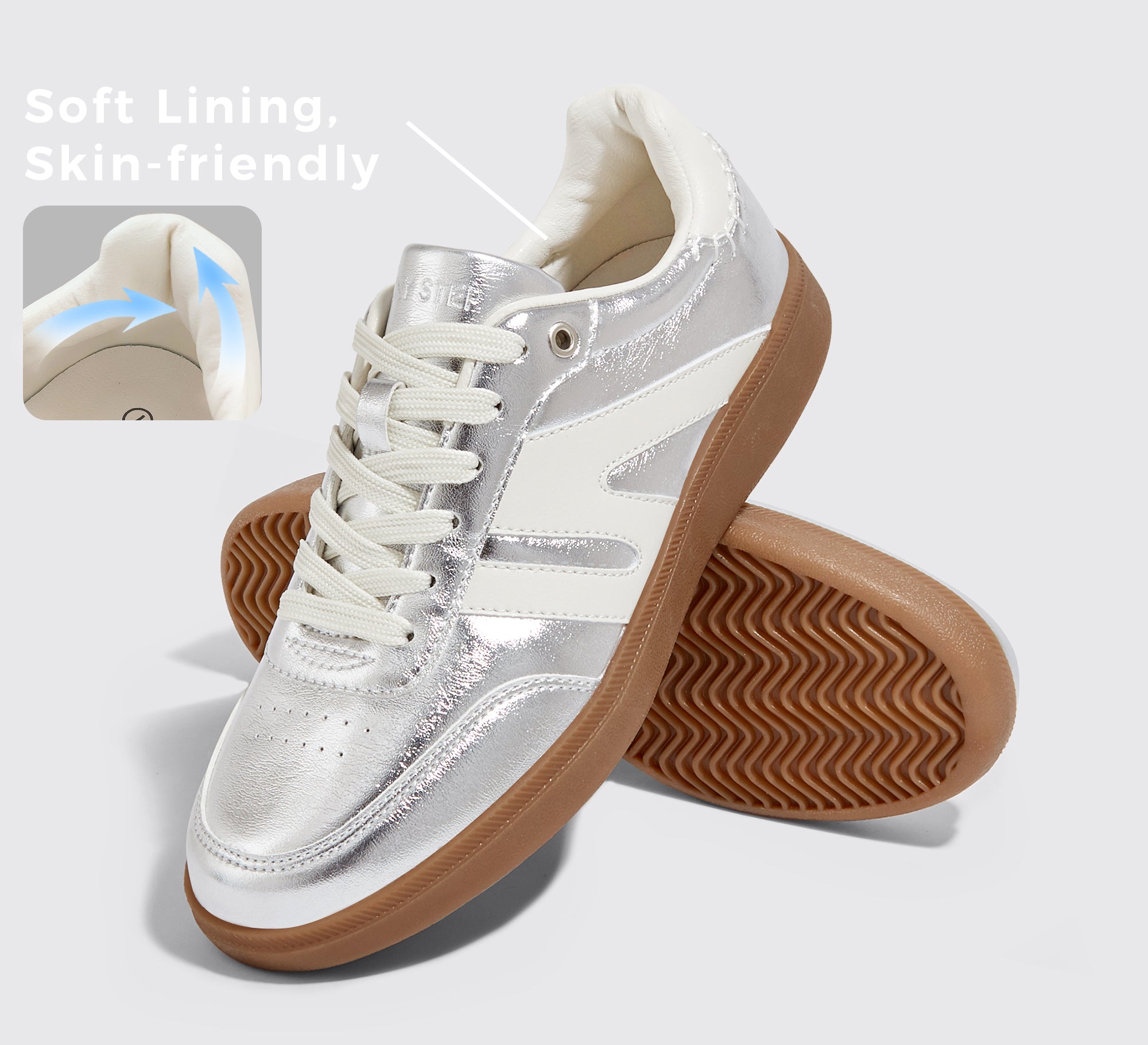 Women's Fashion Anti-Slip Leather Sneakers