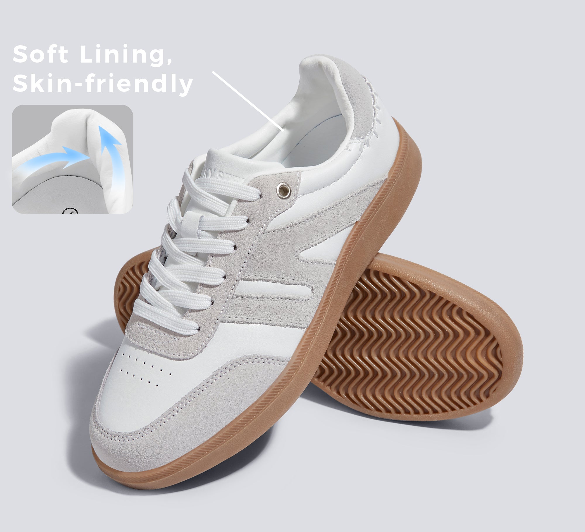 Women's Fashion Anti-Slip Leather Sneakers