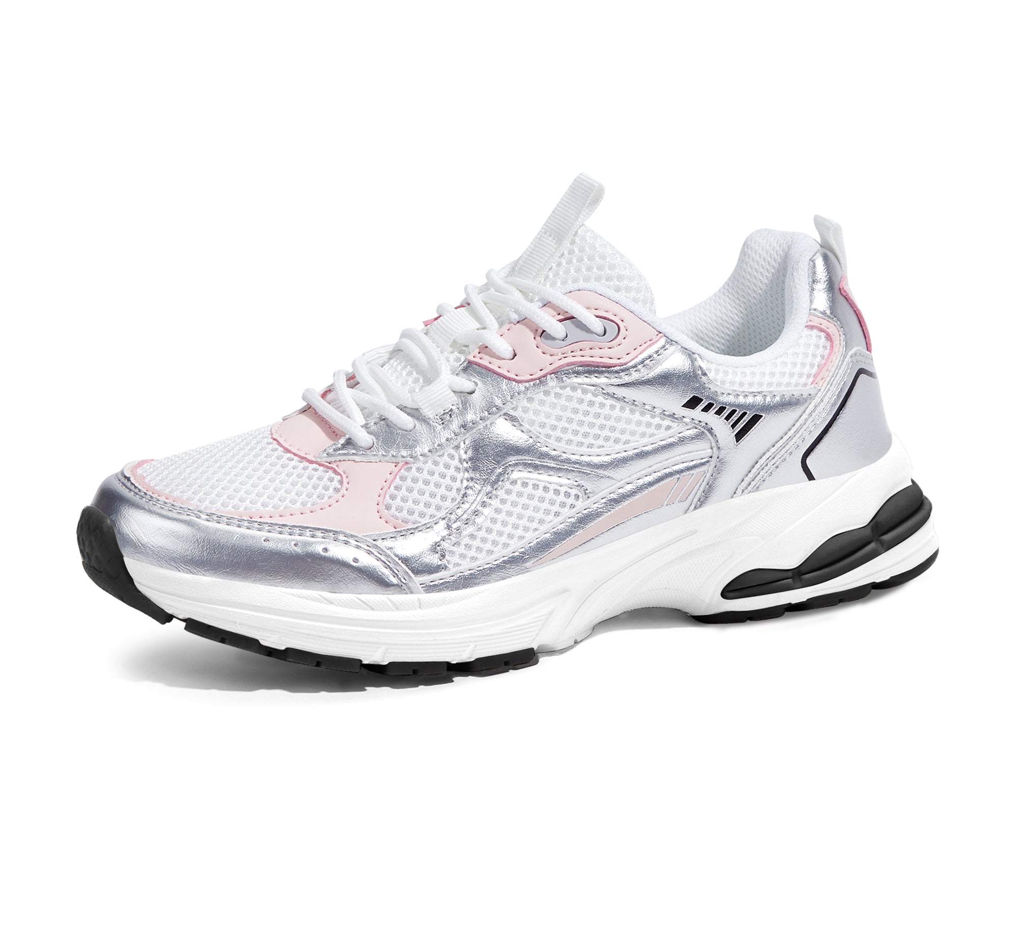 Women's Mesh Platform Sneakers - Breathable Athletic Walking Shoes