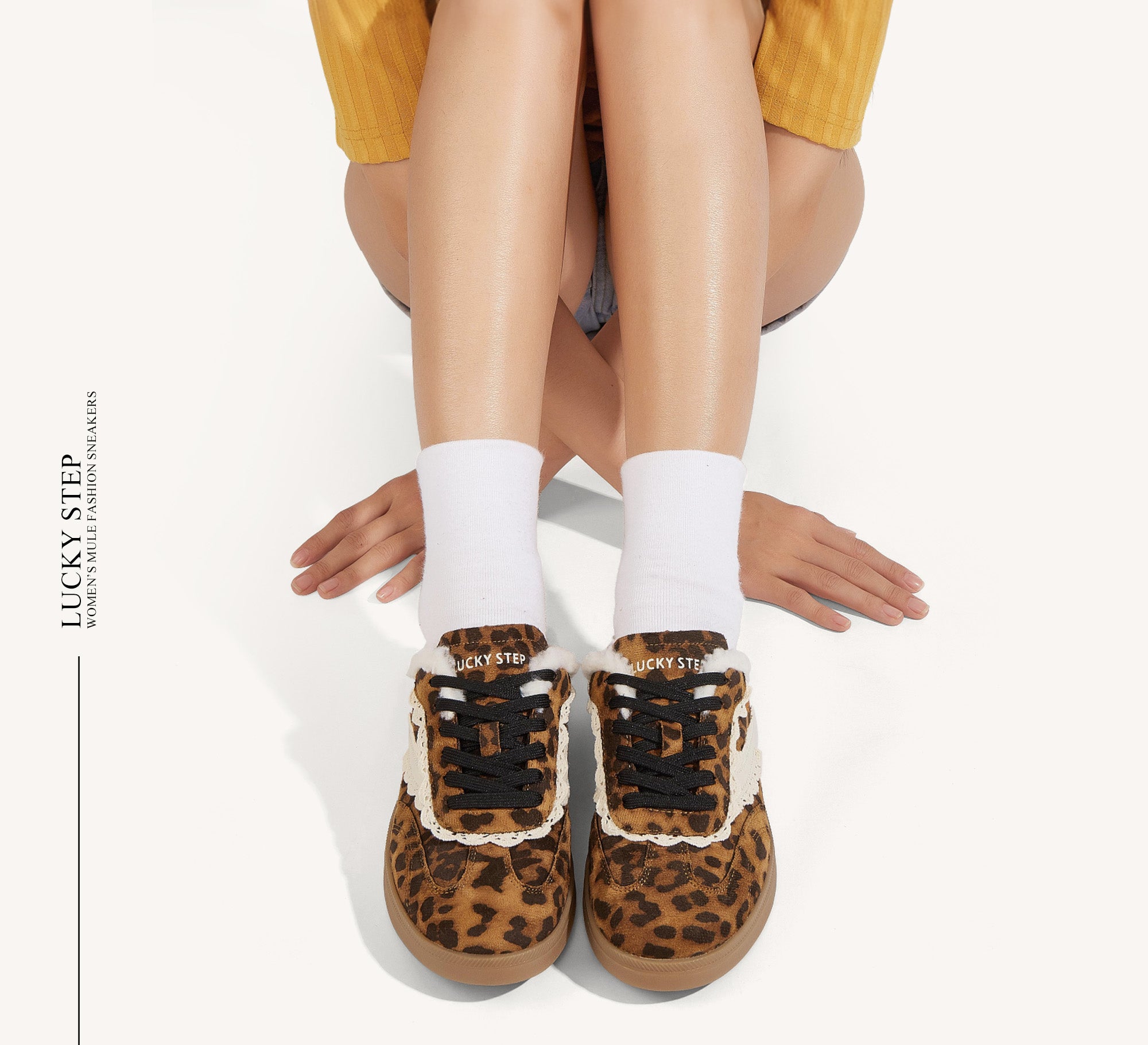 Plush Slip-On Mule Sneakers for Women - Cozy Winter Casual | LUCKY