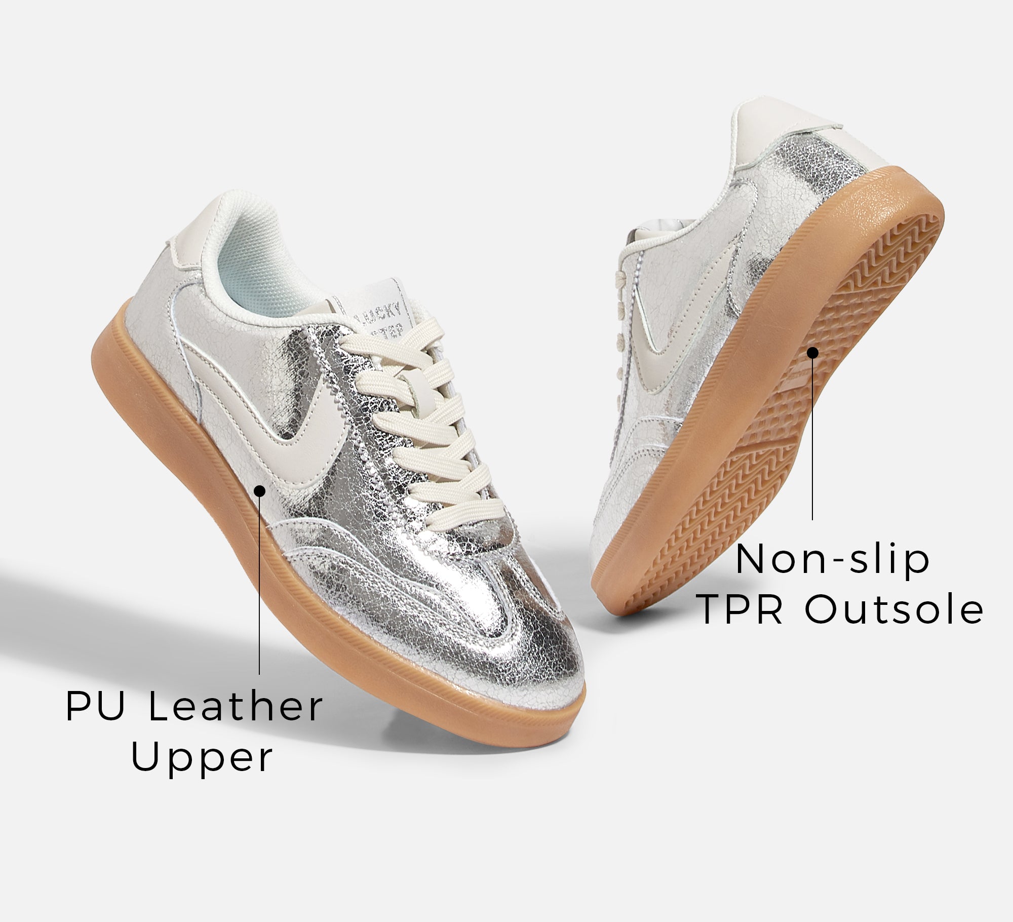 Women's Retro Sneakers - Non-Slip Comfort Walking Shoes
