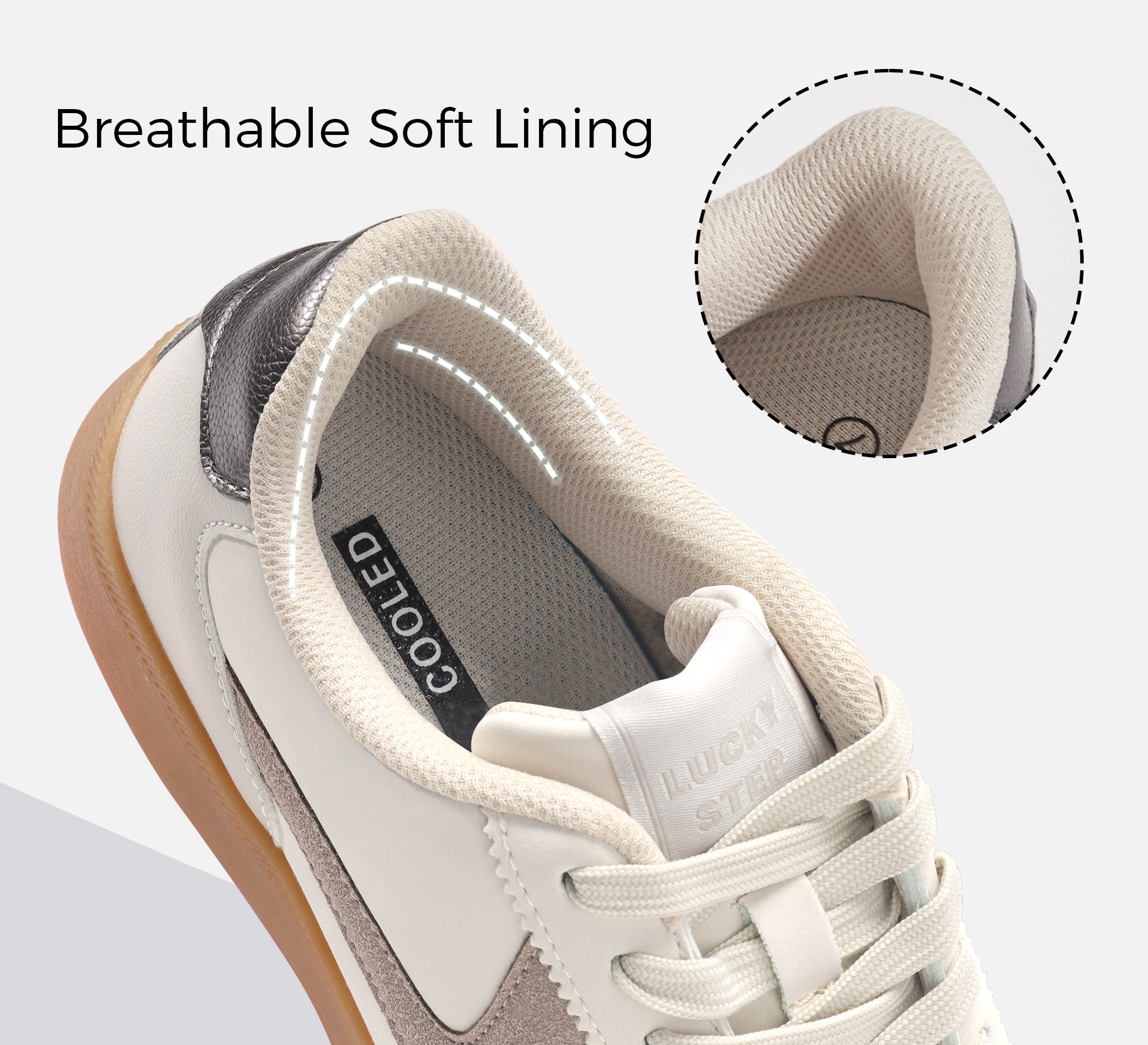 Women's Retro Sneakers - Non-Slip Comfort Walking Shoes