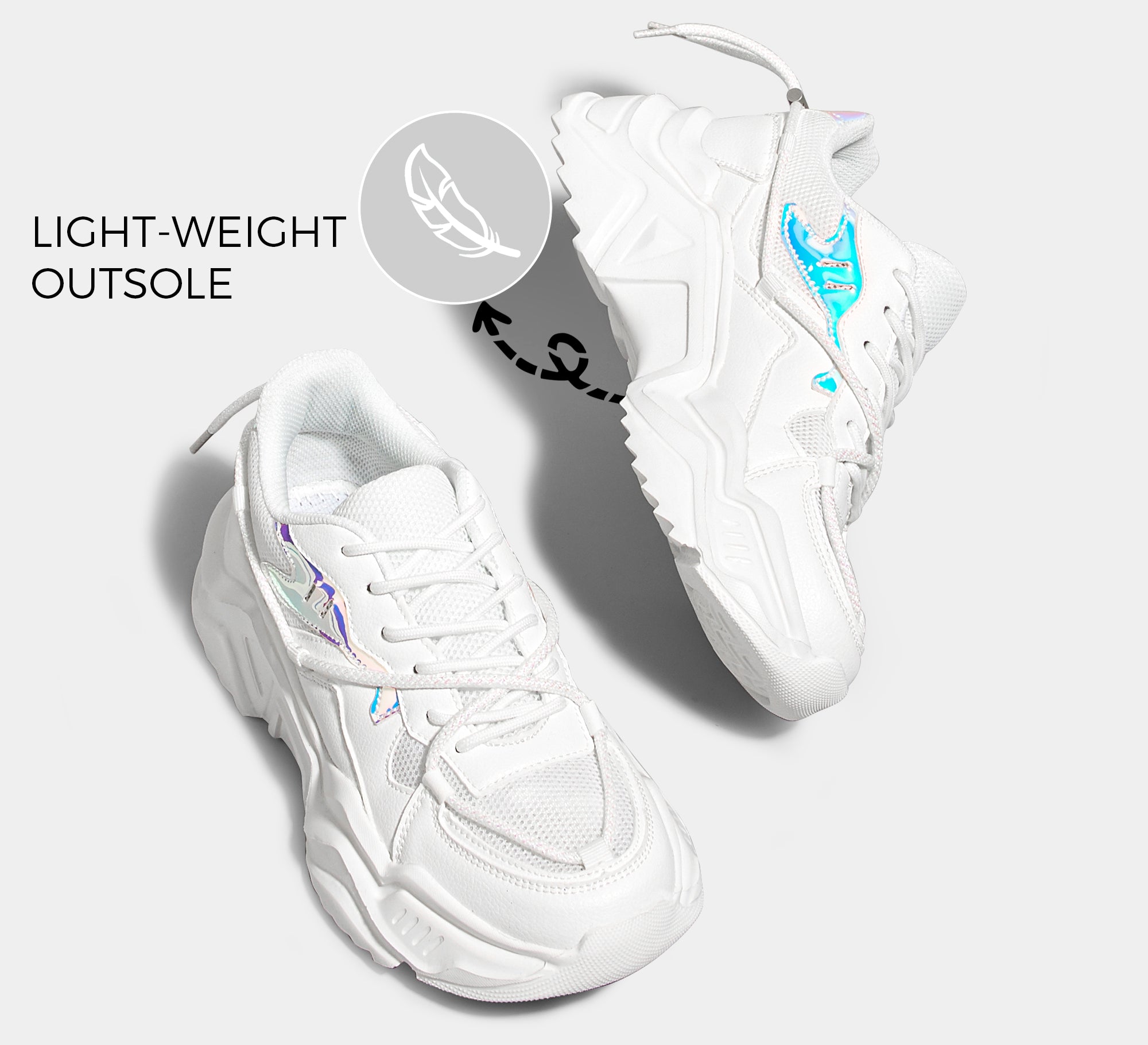 Retro Colorblock Platform Sneakers