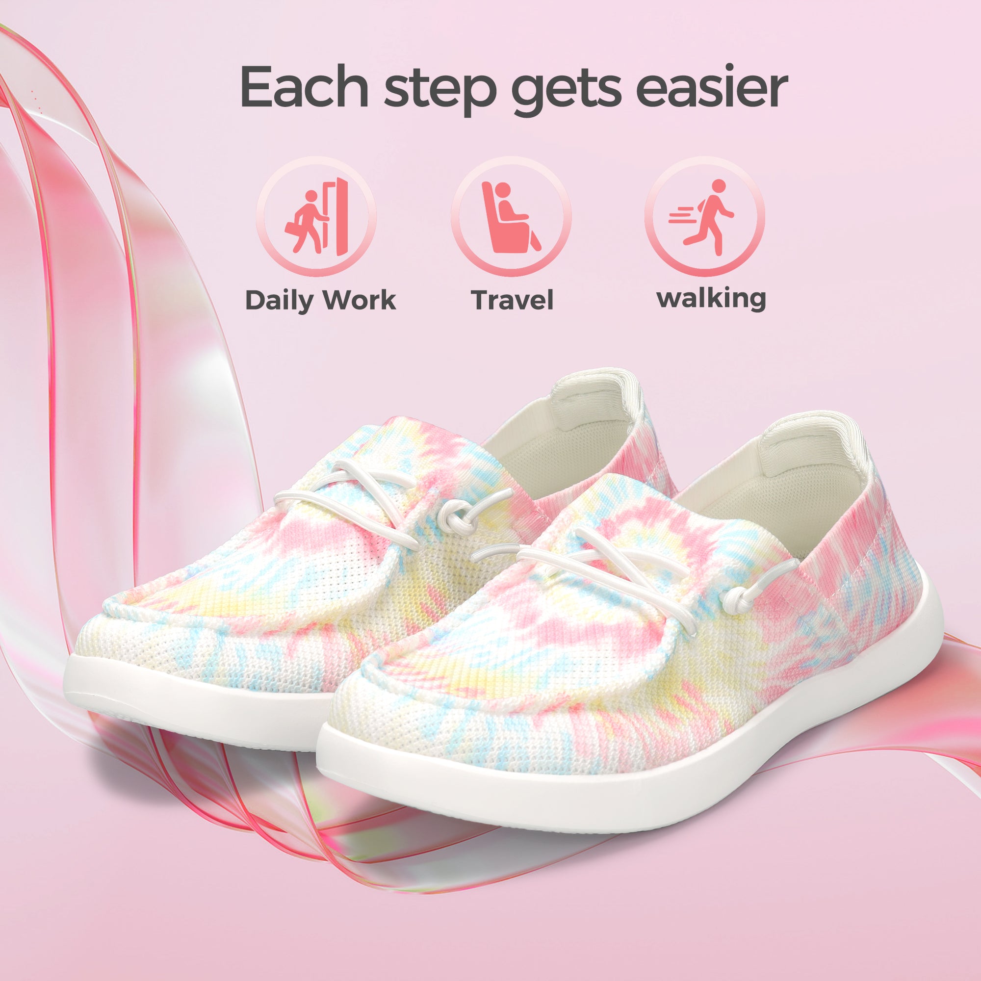 LuckyStep Rhinestone Slip-On Loafers