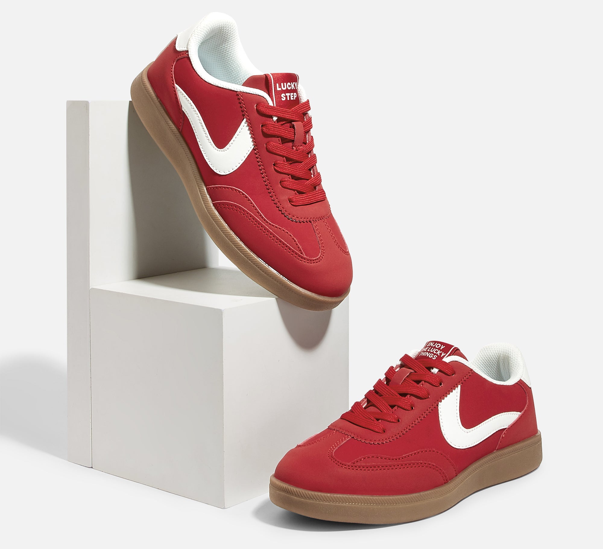 Women's Retro Sneakers - Non-Slip Comfort Walking Shoes