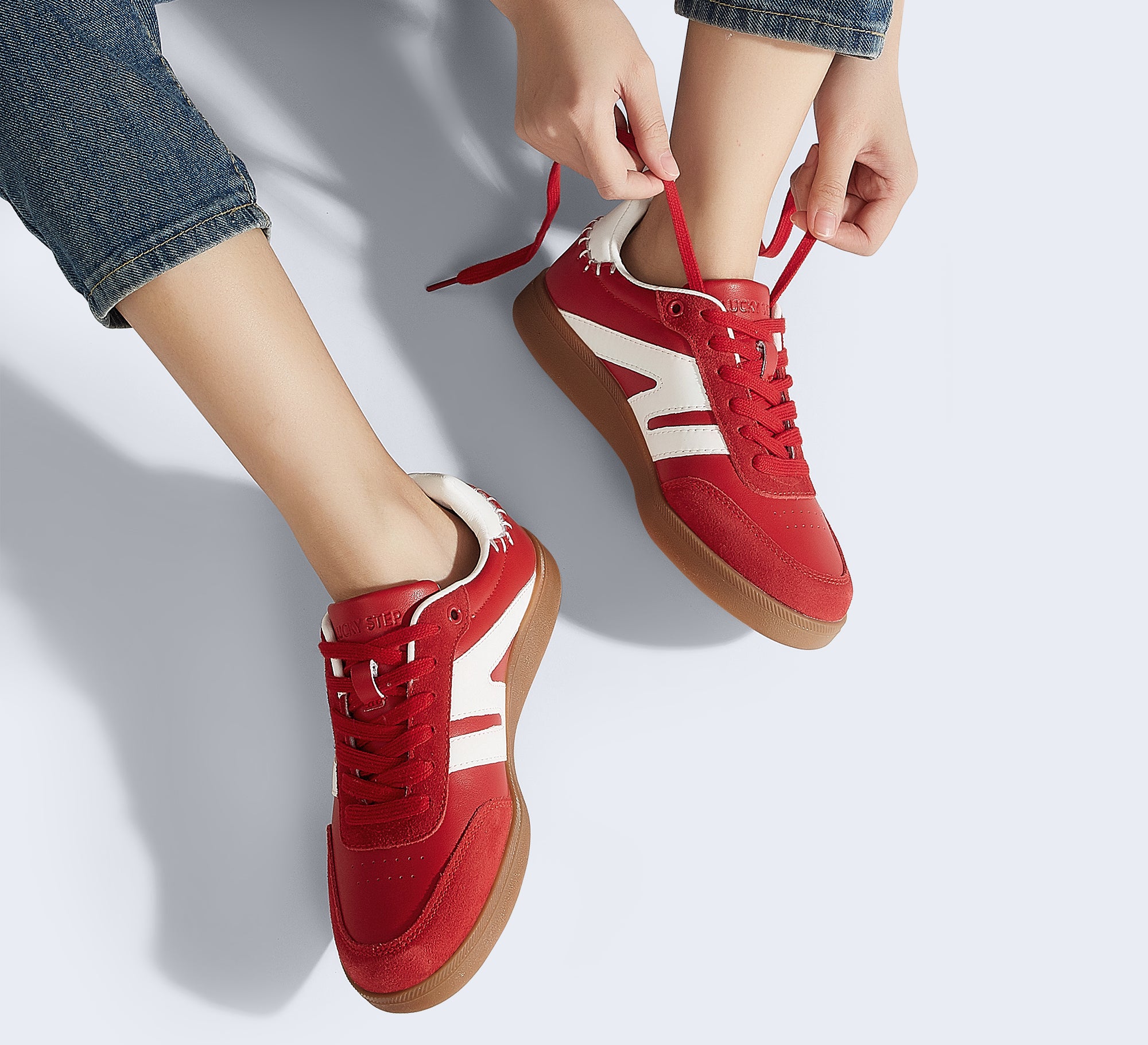 Women's Fashion Anti-Slip Leather Sneakers