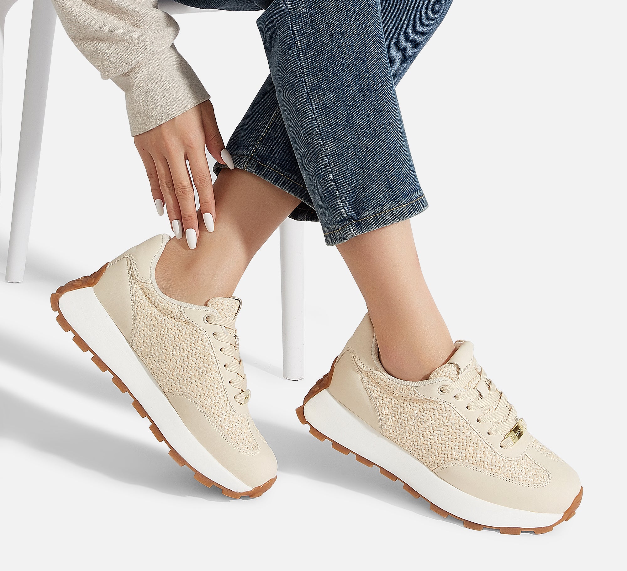 Lucky Step Women’s 1.81" Platform Sneakers