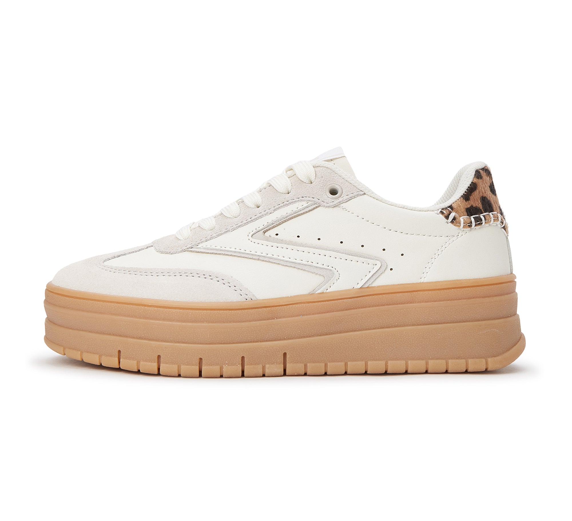 Women's Lightning Platform Sneakers - 1.88" Gum Sole Walking Shoes