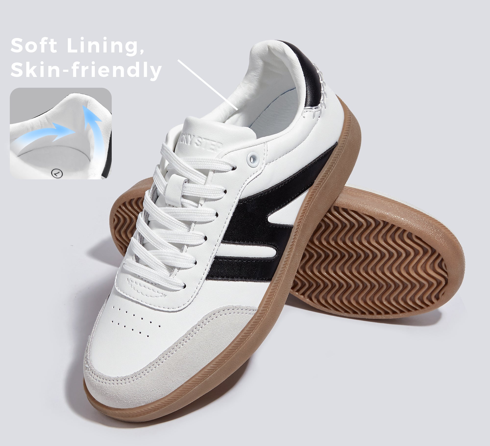 Women's Fashion Anti-Slip Leather Sneakers