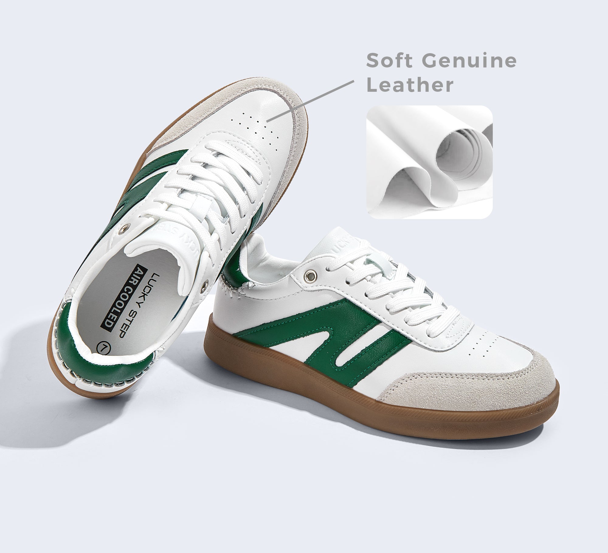 Women's Fashion Anti-Slip Leather Sneakers